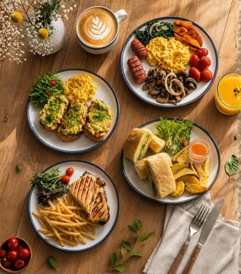 Pilihan sajian Brunch di Kana Cafe